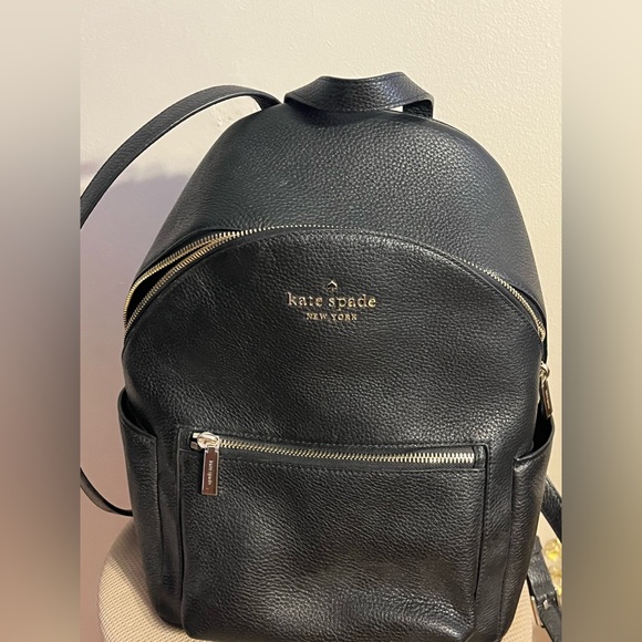black kate spade backpack leather New York Kate Spade New York Spade Flower Quilting Made from our signature KSNYL nylon this backpack will keep your laptop safe and sound wherever you wander Kate Spade New York Staci